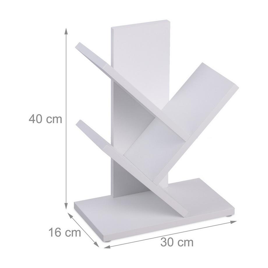 Northix Baum-Bücherregal mit Stauraum  
