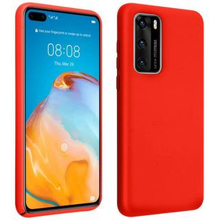 Avizar  Cover Huawei P40 Soft Touch rosso 