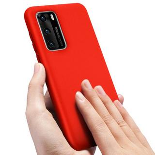 Avizar  Cover Huawei P40 Soft Touch rosso 