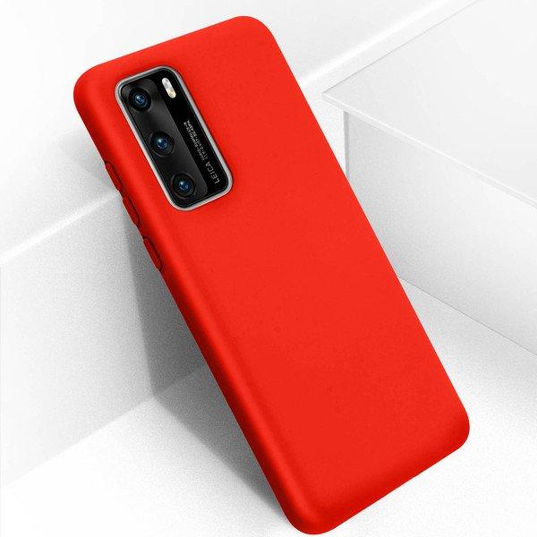 Avizar  Cover Huawei P40 Soft Touch rosso 