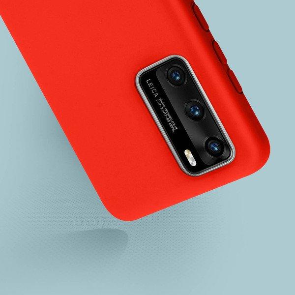 Avizar  Cover Huawei P40 Soft Touch rosso 