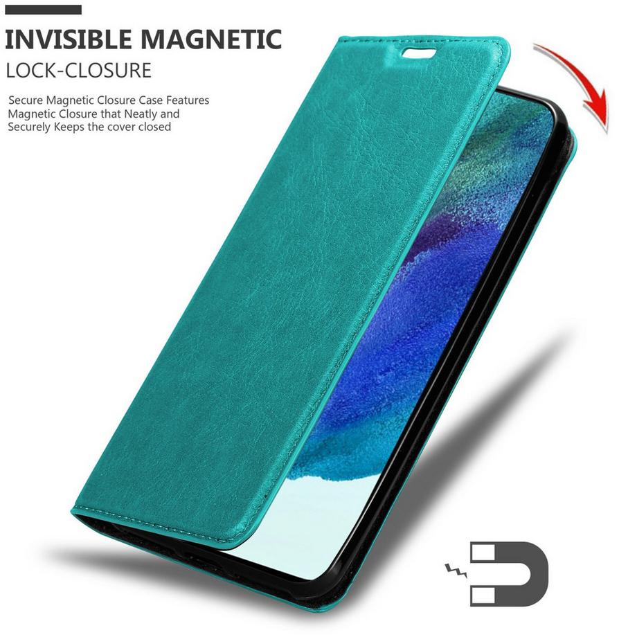 Cadorabo  Housse compatible avec Samsung Galaxy S22 - Coque de protection avec fermeture magnétique, fonction de support et compartiment pour carte 