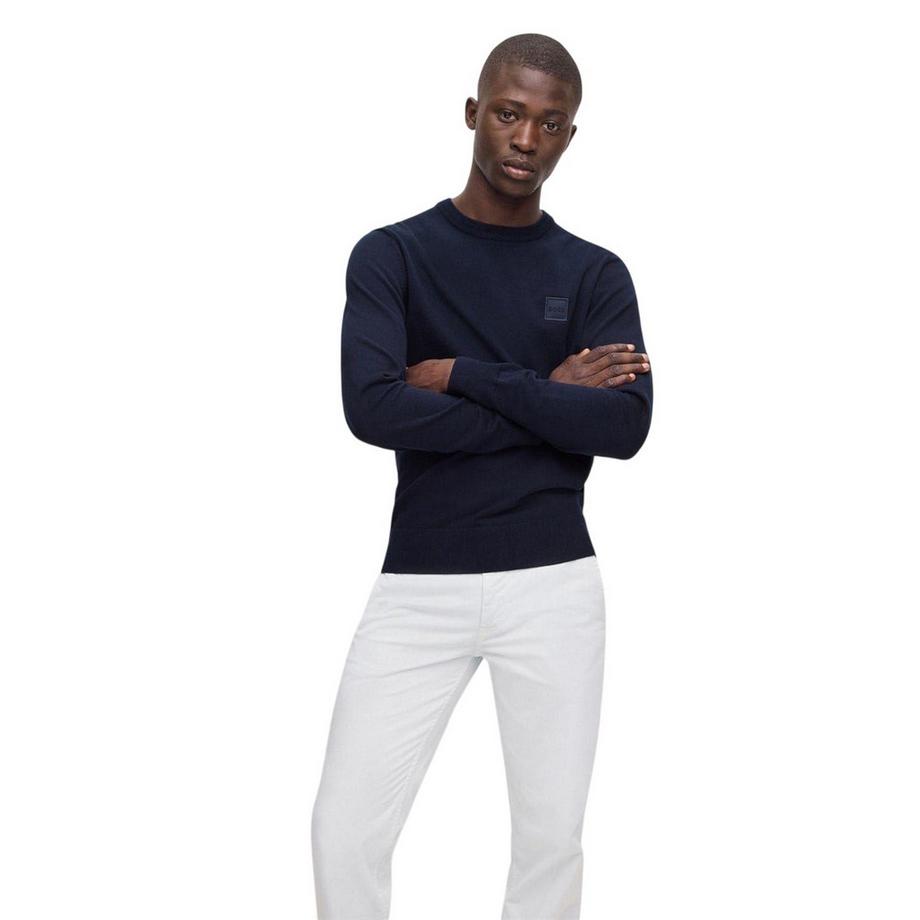 BOSS Kanovano Pullover, Rundhalsausschnitt  