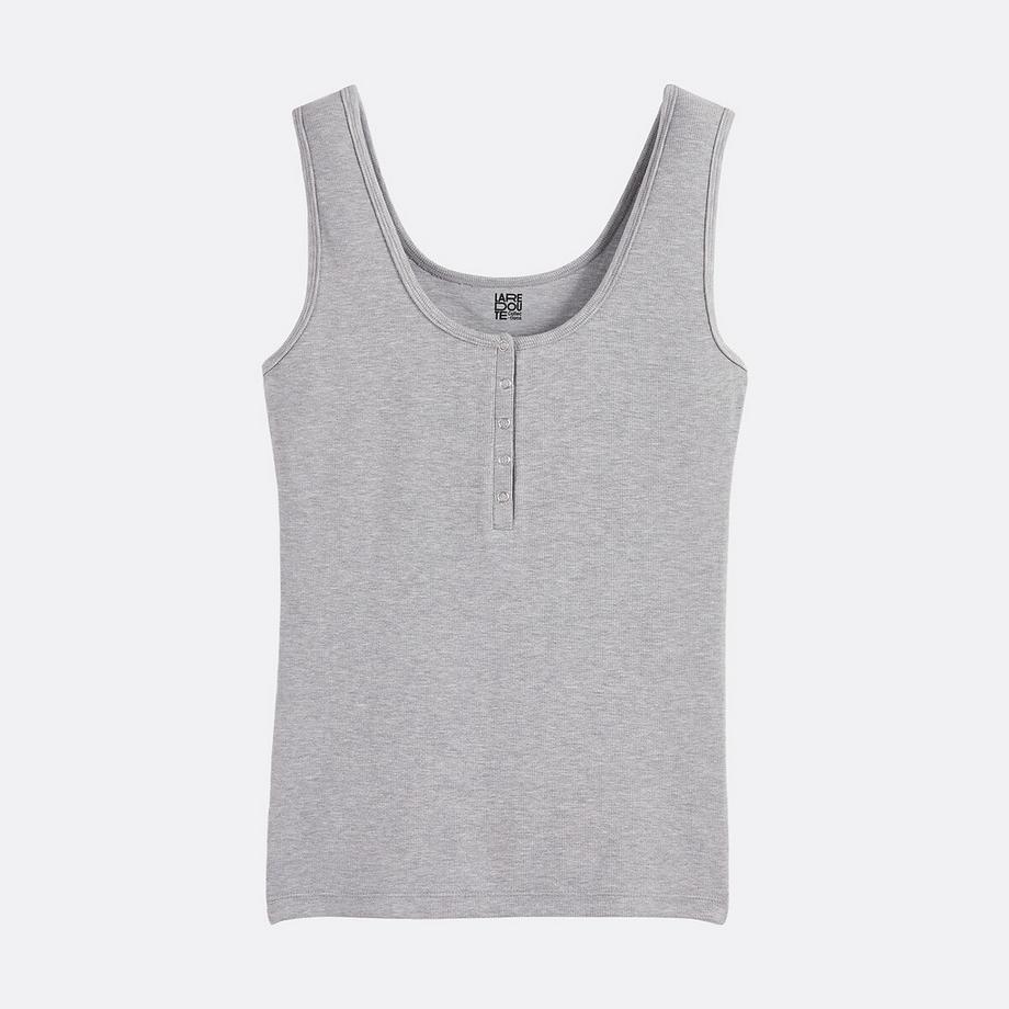 La Redoute Collections Tanktop Tunesischer Kragen Breite Träger  