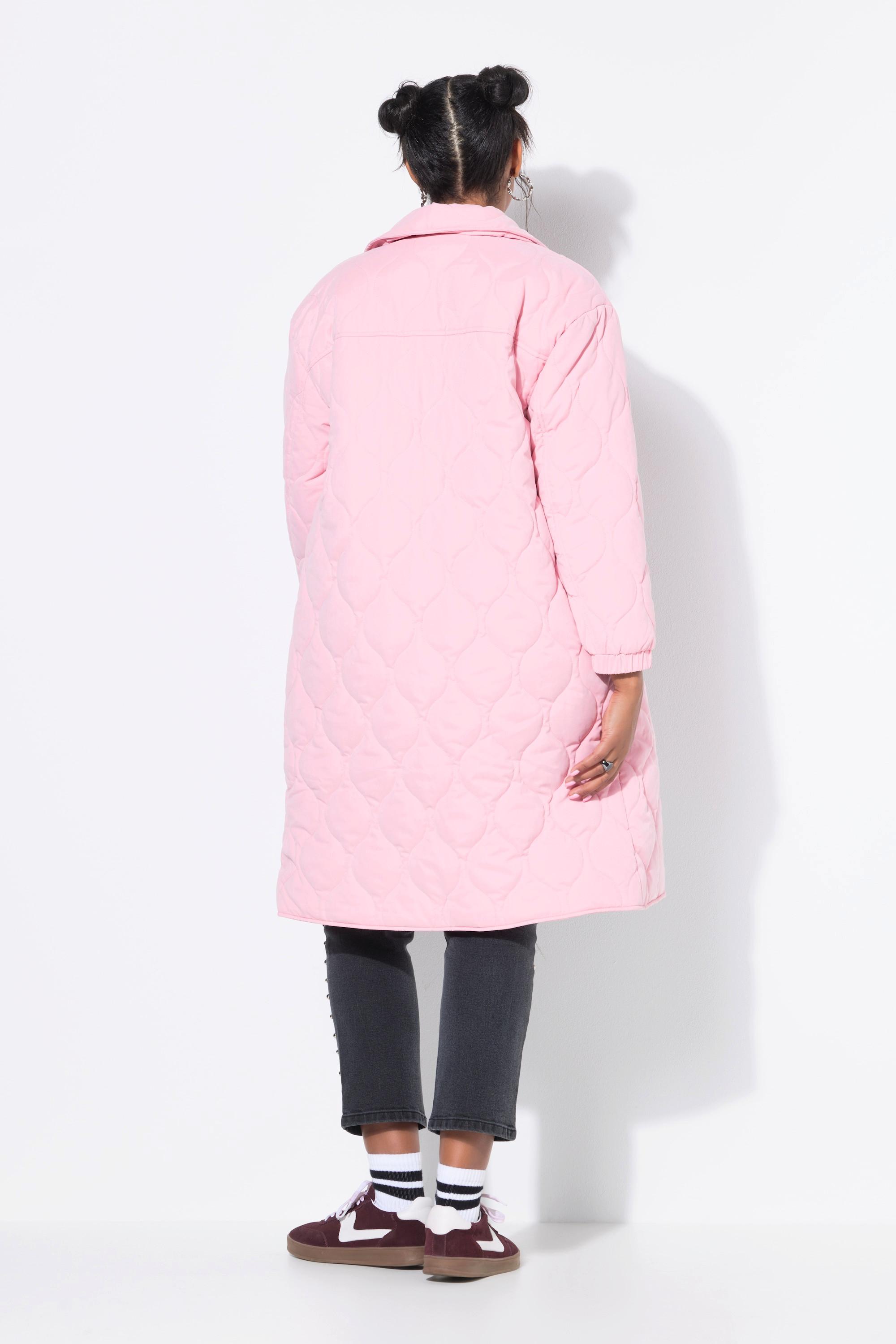 Studio Untold Cappotto Trapuntato Taglio Ampio con Fodera di Teddy  