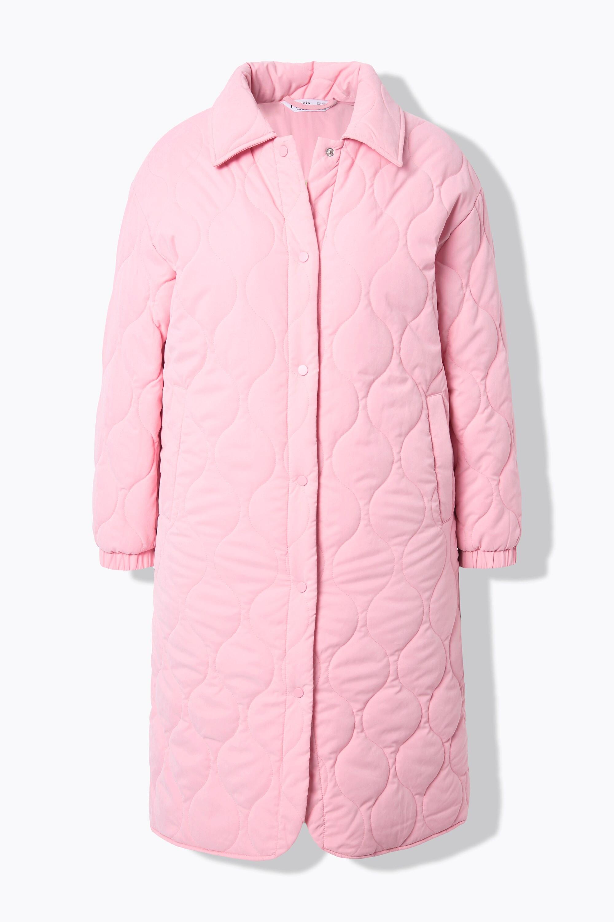 Studio Untold Cappotto Trapuntato Taglio Ampio con Fodera di Teddy  