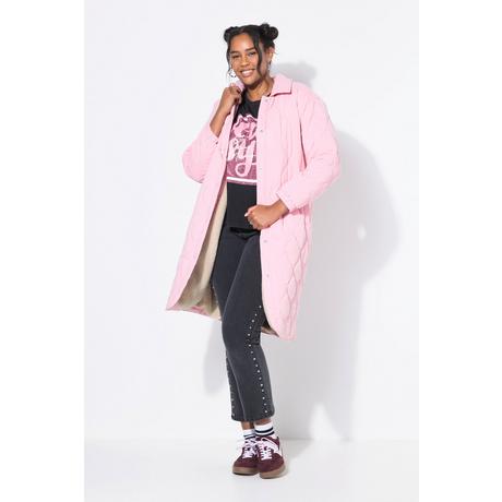 Studio Untold Cappotto Trapuntato Taglio Ampio con Fodera di Teddy  