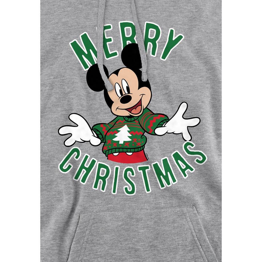 Disney Mickey Mouse Merry Christmas Felpa con Cappuccio  