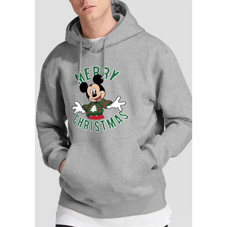 Disney Mickey Mouse Merry Christmas Felpa con Cappuccio  