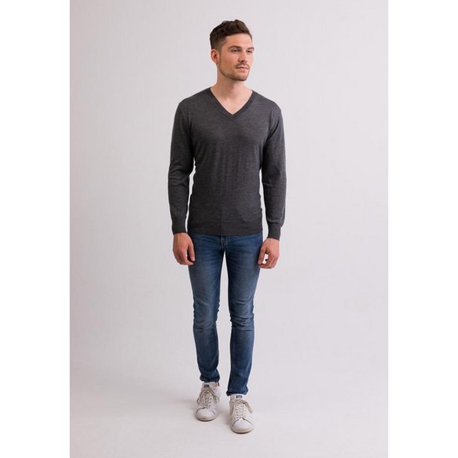 CASH-MERE.CH Cashmere Maglione Scollo a V  