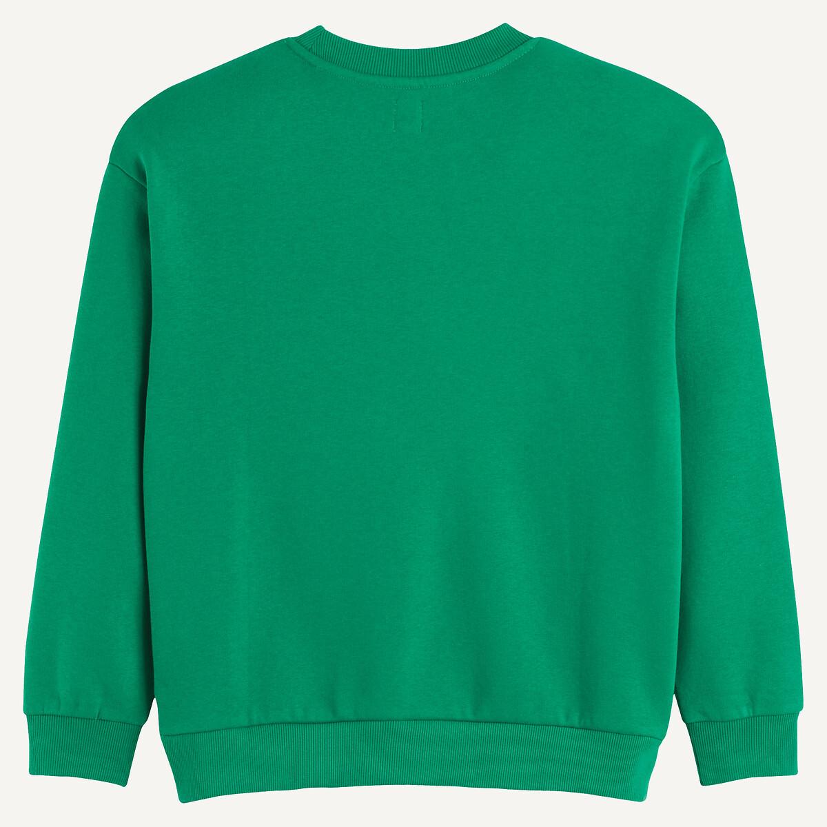 La Redoute Collections  Oversized Sweatshirt mit Rundhals und Messageprint 