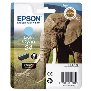 EPSON Tintenpatrone light cyan T242540 XP 750/850 360 Seiten