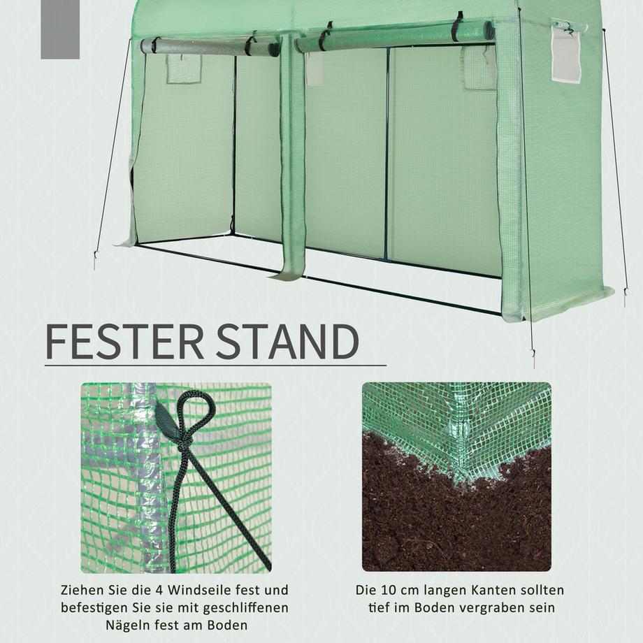 Outsunny Foliengewächshäus  