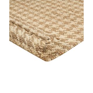 Beliani Teppich aus Jute Boho ARAPTEPE  