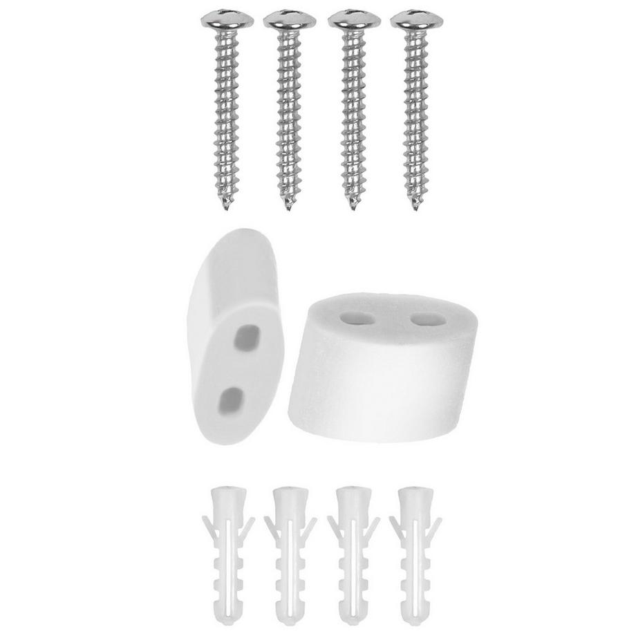 Tectake Sistema doccia a pioggia  Cromato  