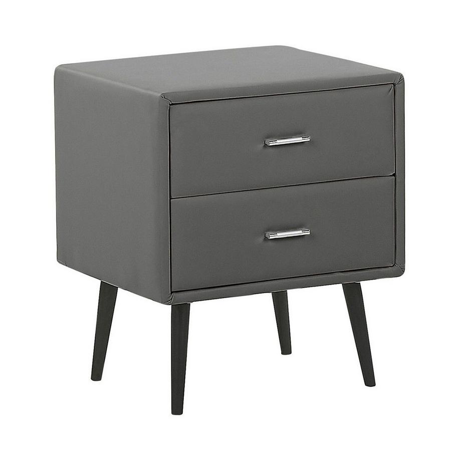 Comodino 2 cassetti en Pelle sintetica Classico ESSONNE