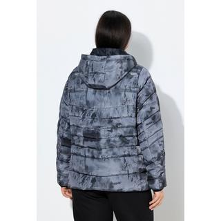 Ulla Popken HYPRAR Doudoune matelassée imprimé all-over déperlante à capuche  