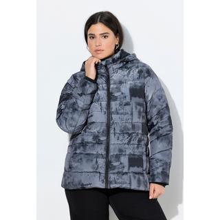 Ulla Popken HYPRAR Doudoune matelassée imprimé all-over déperlante à capuche  