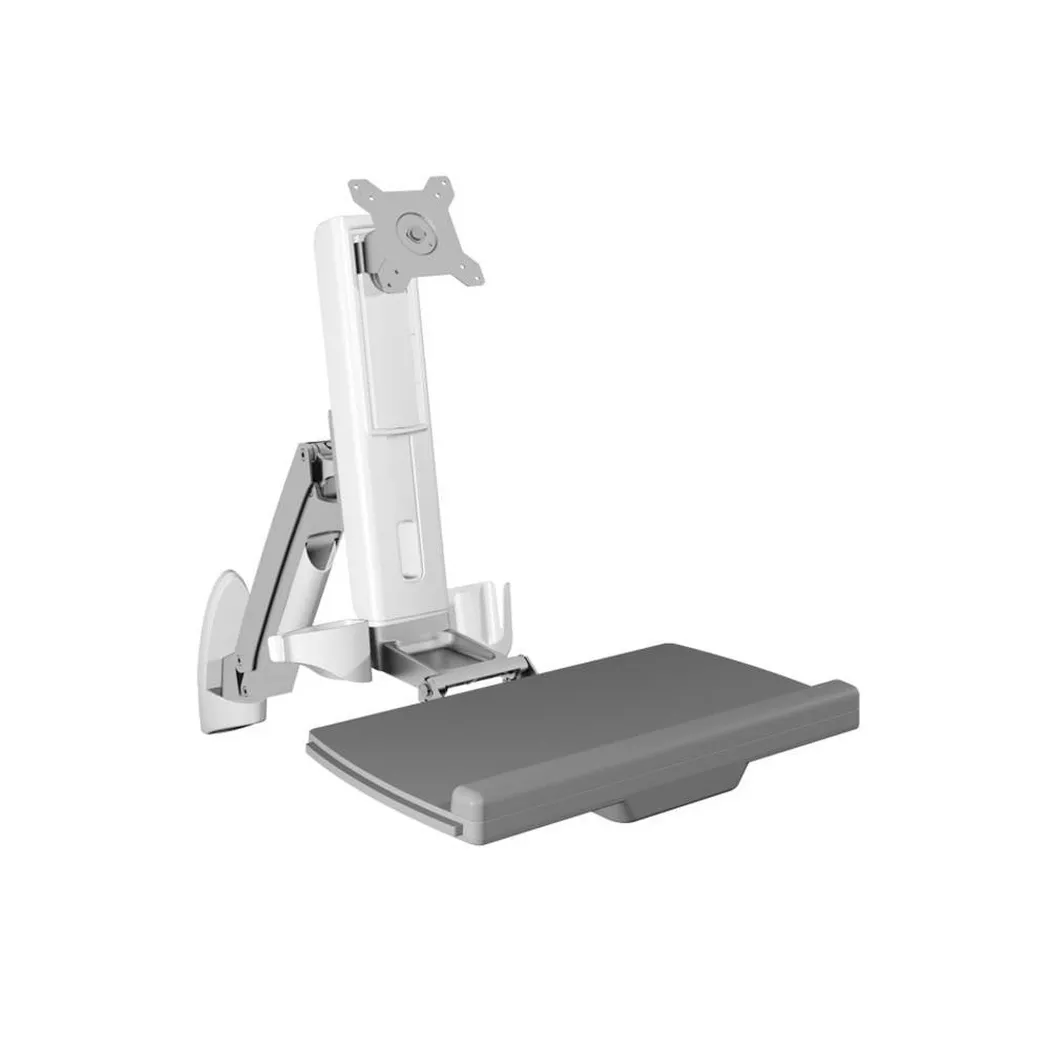 ICY BOX IB-MS600-W 61 cm (24") Mur Gris, Argent, Blanc