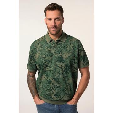 Poloshirt, Bauchfit, Halbarm, Piqué, Alloverprint, XXL bis 8 XL