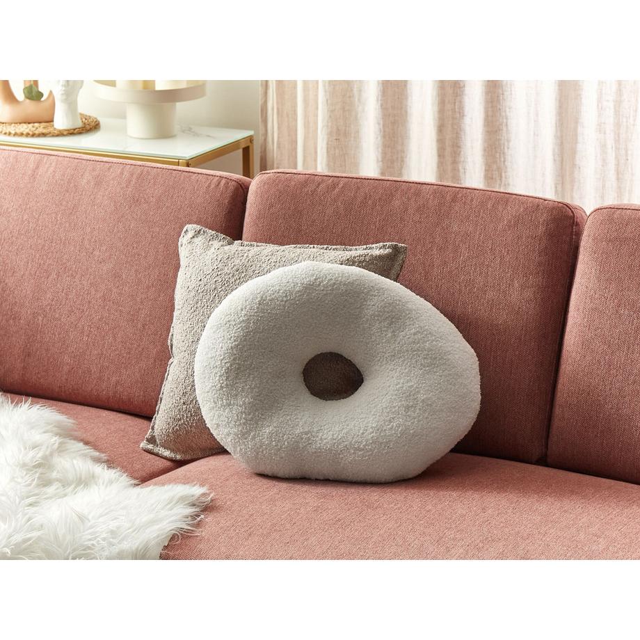 Beliani Dekokissen 2er Set aus Bouclé Modern HESPERIS  