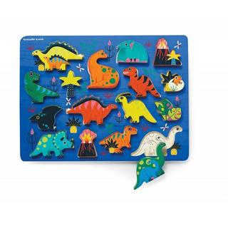 Crocodile Creek  Wood Puzzle, Dinosaurier 