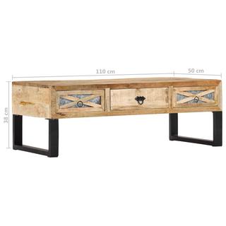 VidaXL Table basse bois  