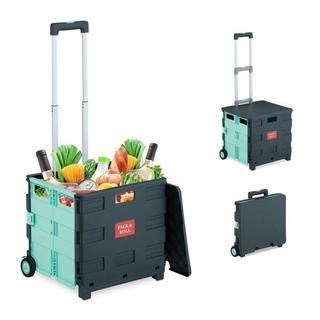 Northix Chariot de courses pliable avec couvercle  