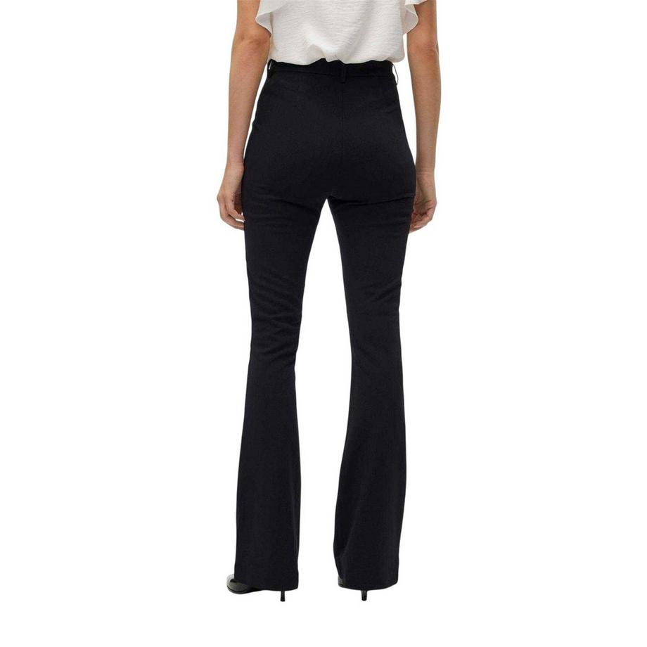 VERO MODA Pantalon Évasé Taille Haute  