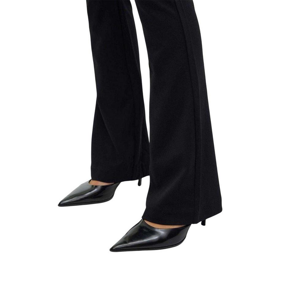 VERO MODA Pantalon Évasé Taille Haute  