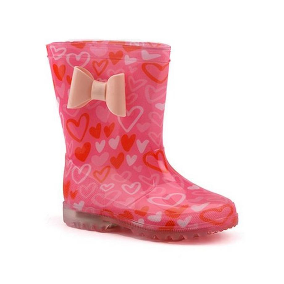 Be Only Rosalia Flash-30 Bottes de Pluie Imprimé Coeur  