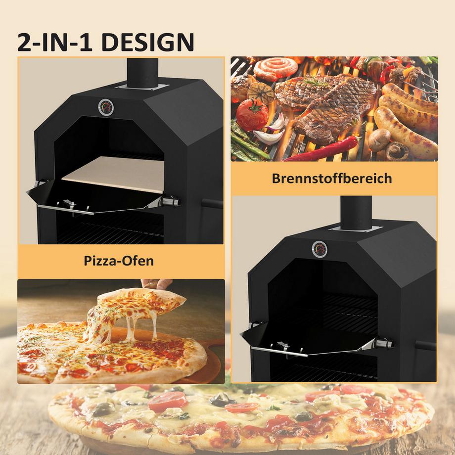 Outsunny  Four à pizza 