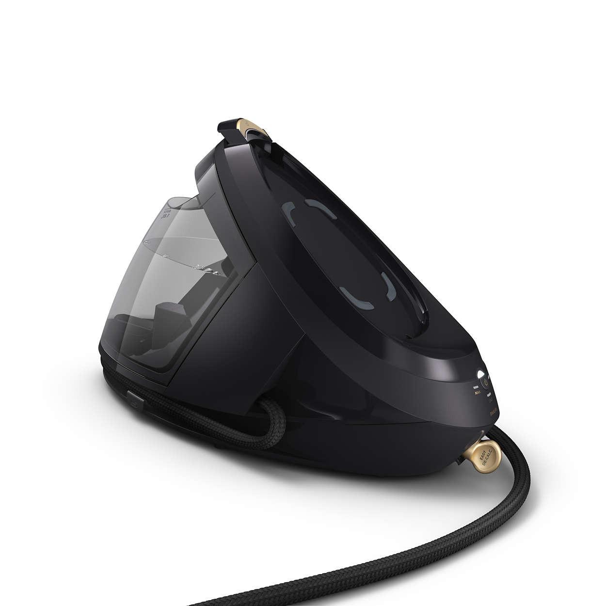 PHILIPS Philips PSG8130 2700 W 1,8 L Piastra soletta SteamGlide Elite Nero, Oro  