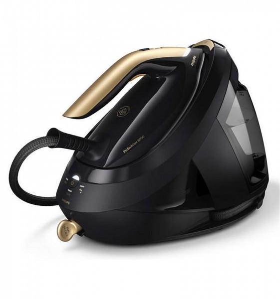 PHILIPS Philips PSG8130 2700 W 1,8 L Piastra soletta SteamGlide Elite Nero, Oro  