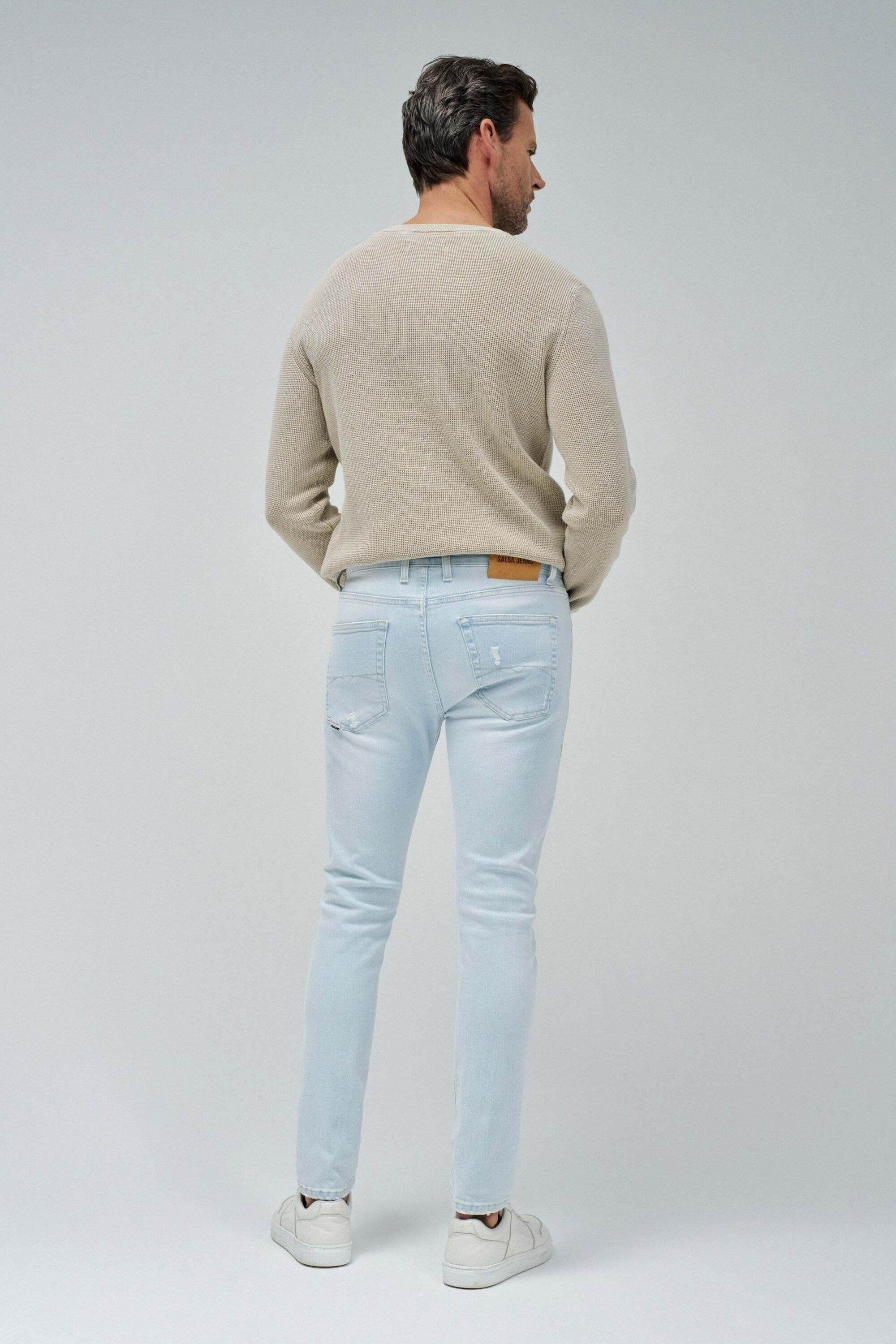 Salsa Skinny Fit Jeans Ice Bleach  