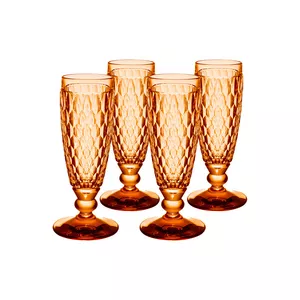 Bicchiere da spumante 4 pezzi Boston Apricot