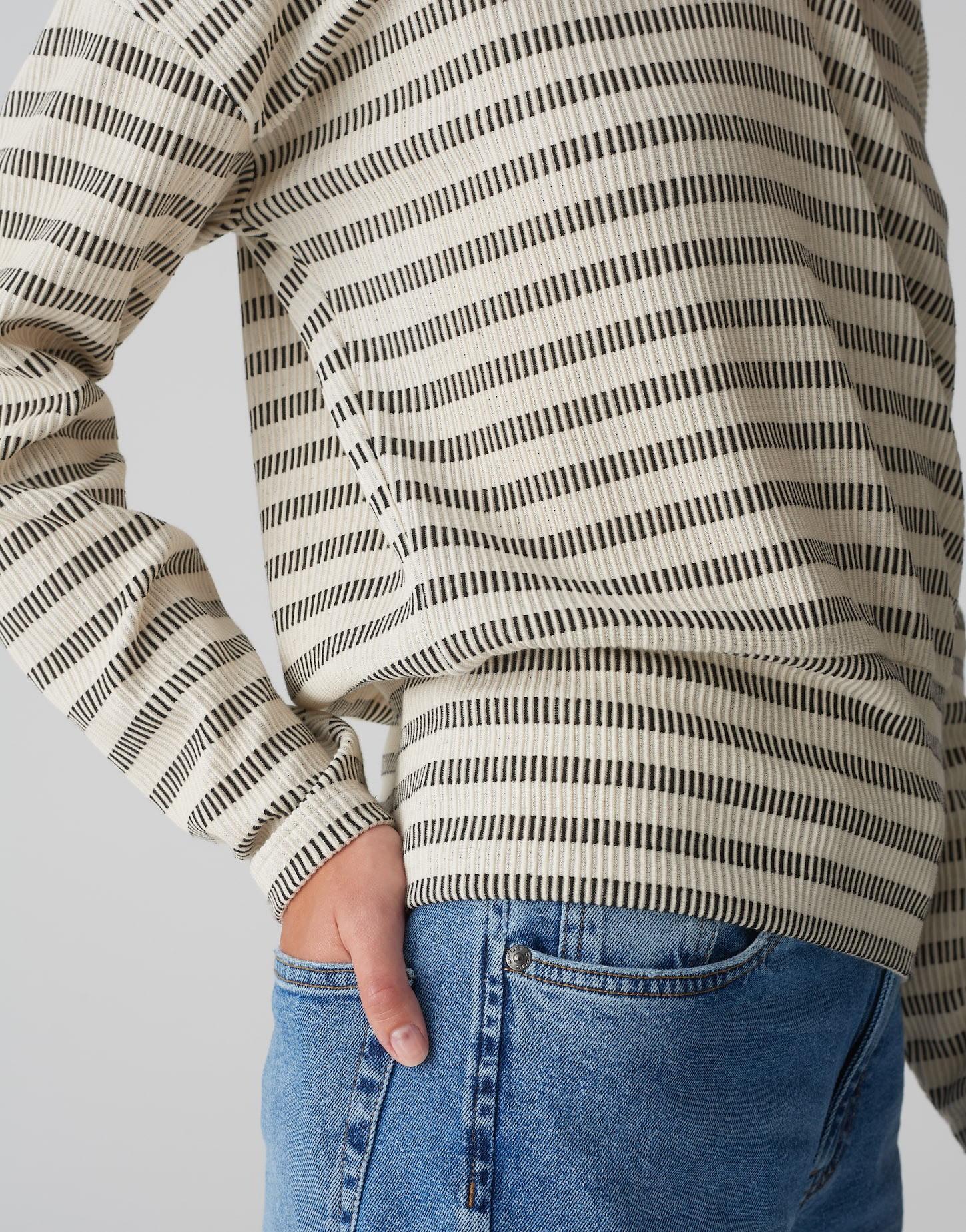 OPUS  Sweater Gieka stripe O-Form 