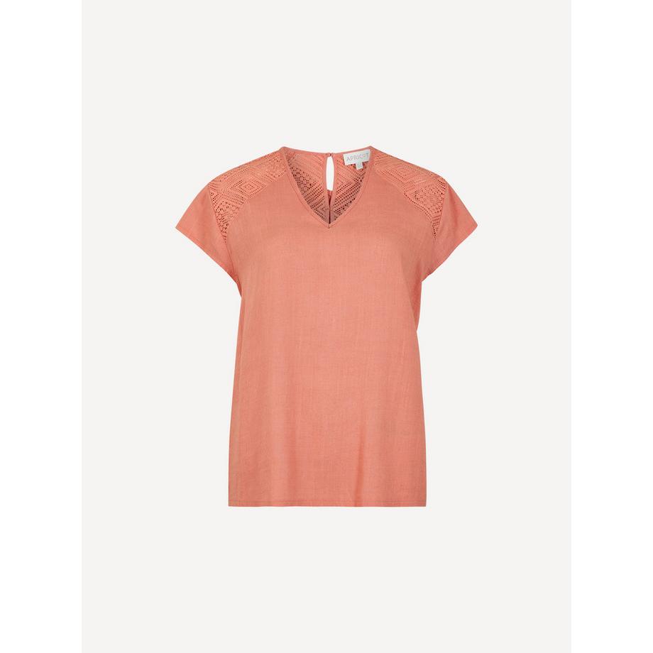 APRICOT T-shirt à empiècement en crochet  