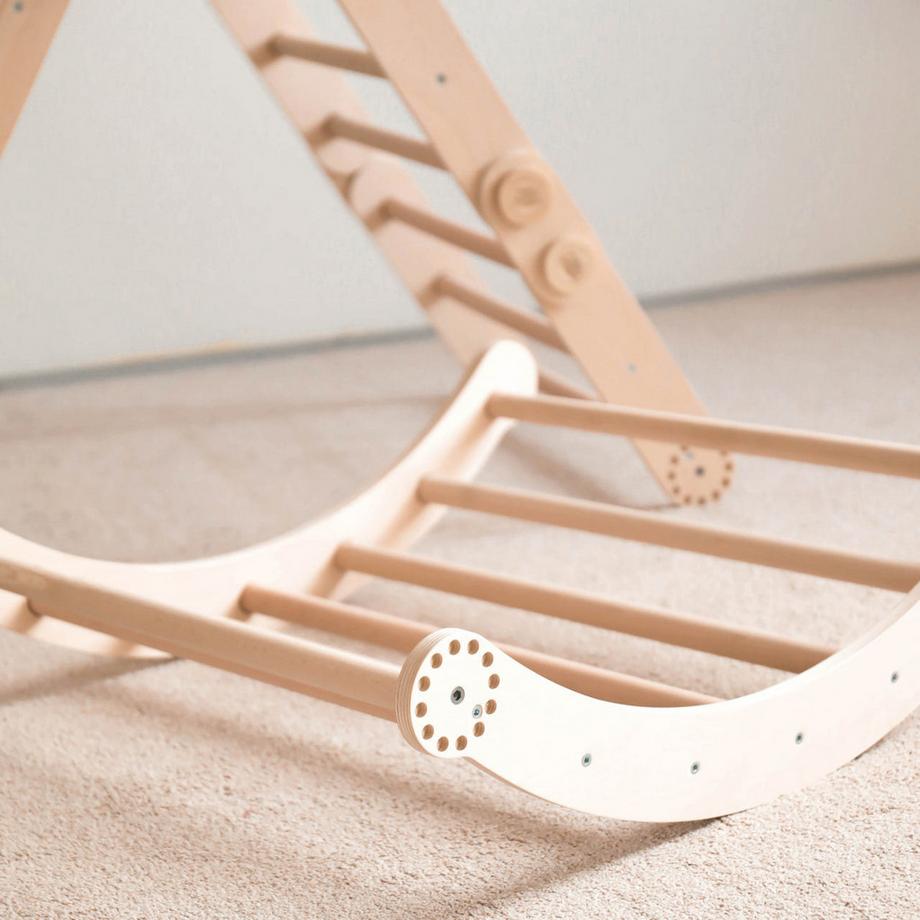 Montessori  Maxi aire de jeux pour enfants (Set XL avec toboggan) sans revêtement 