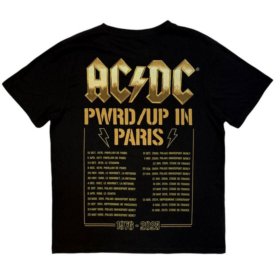 AC/DC Pwr'd Up In Paris EU Tour '25 T-Shirt  