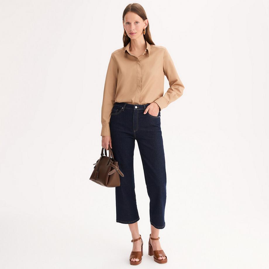 La Redoute Collections Jean Cropped Coupe Large  