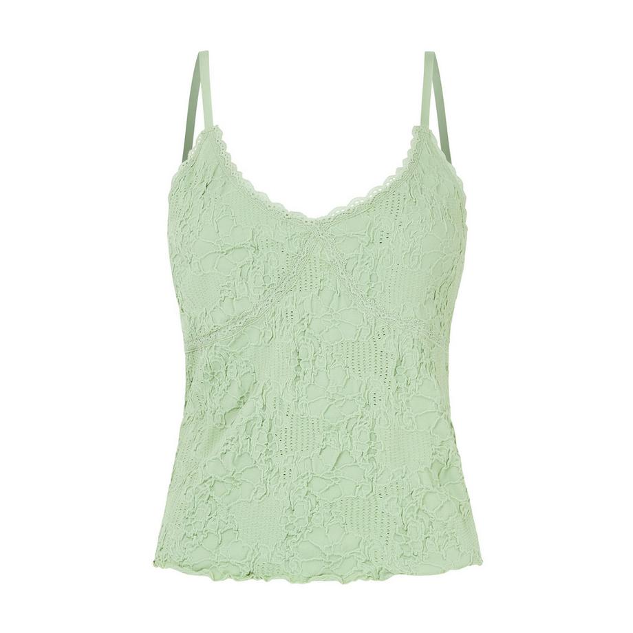 Joe Browns Cami Strutturato con Bordo in Pizzo e Spalline Regolabili  