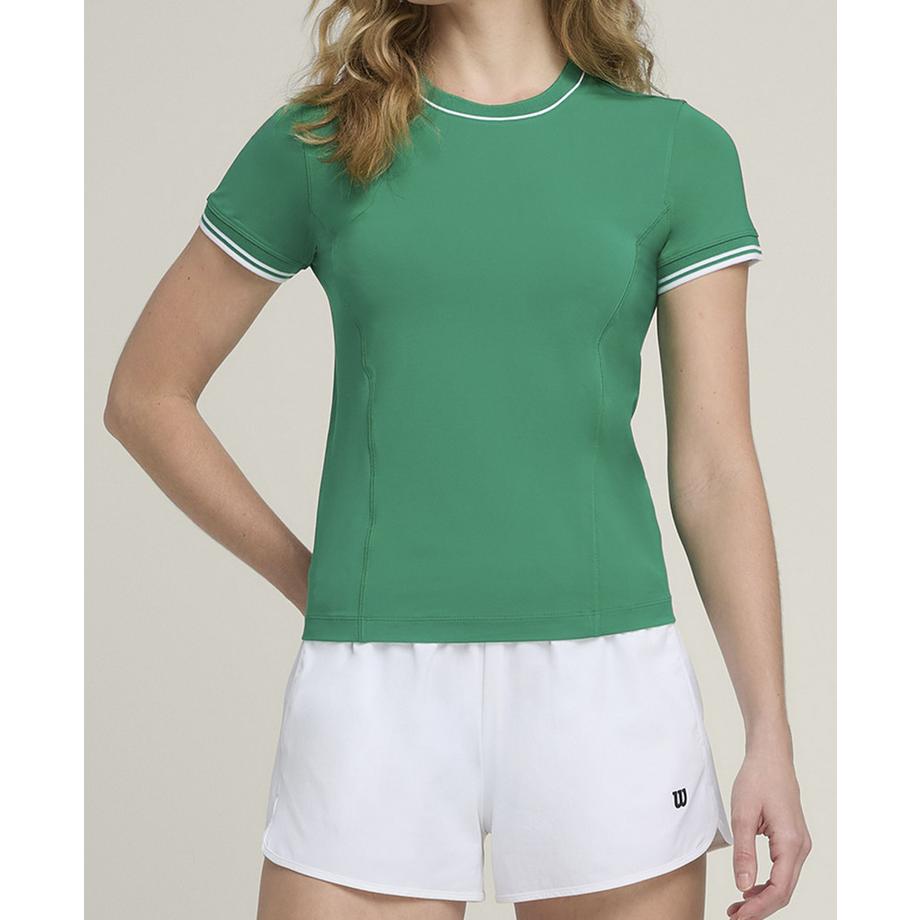 Wilson  Team Seamless T-Shirt Courtside  Grün 