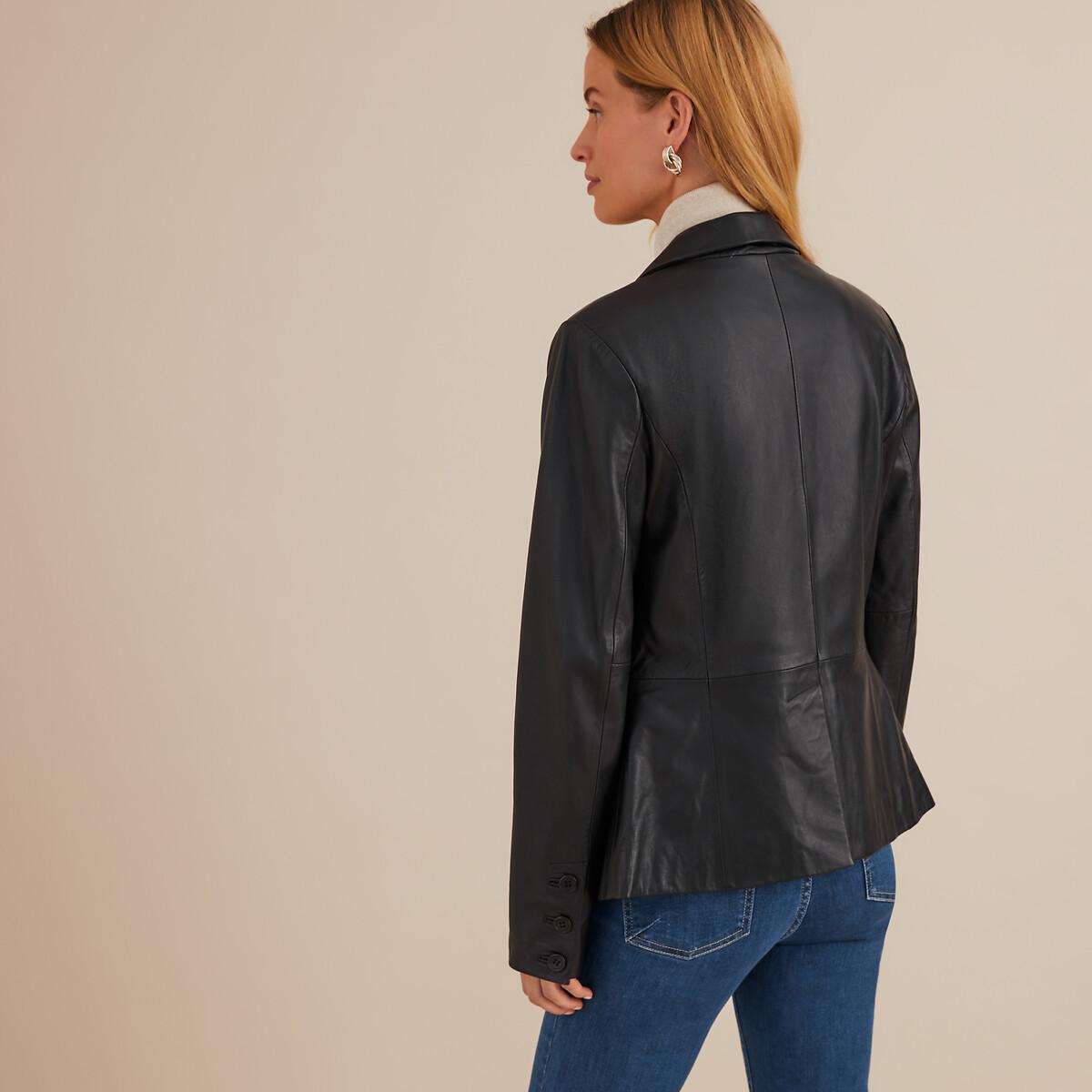 La Redoute Collections  Taillierter Blazer aus Lammleder 