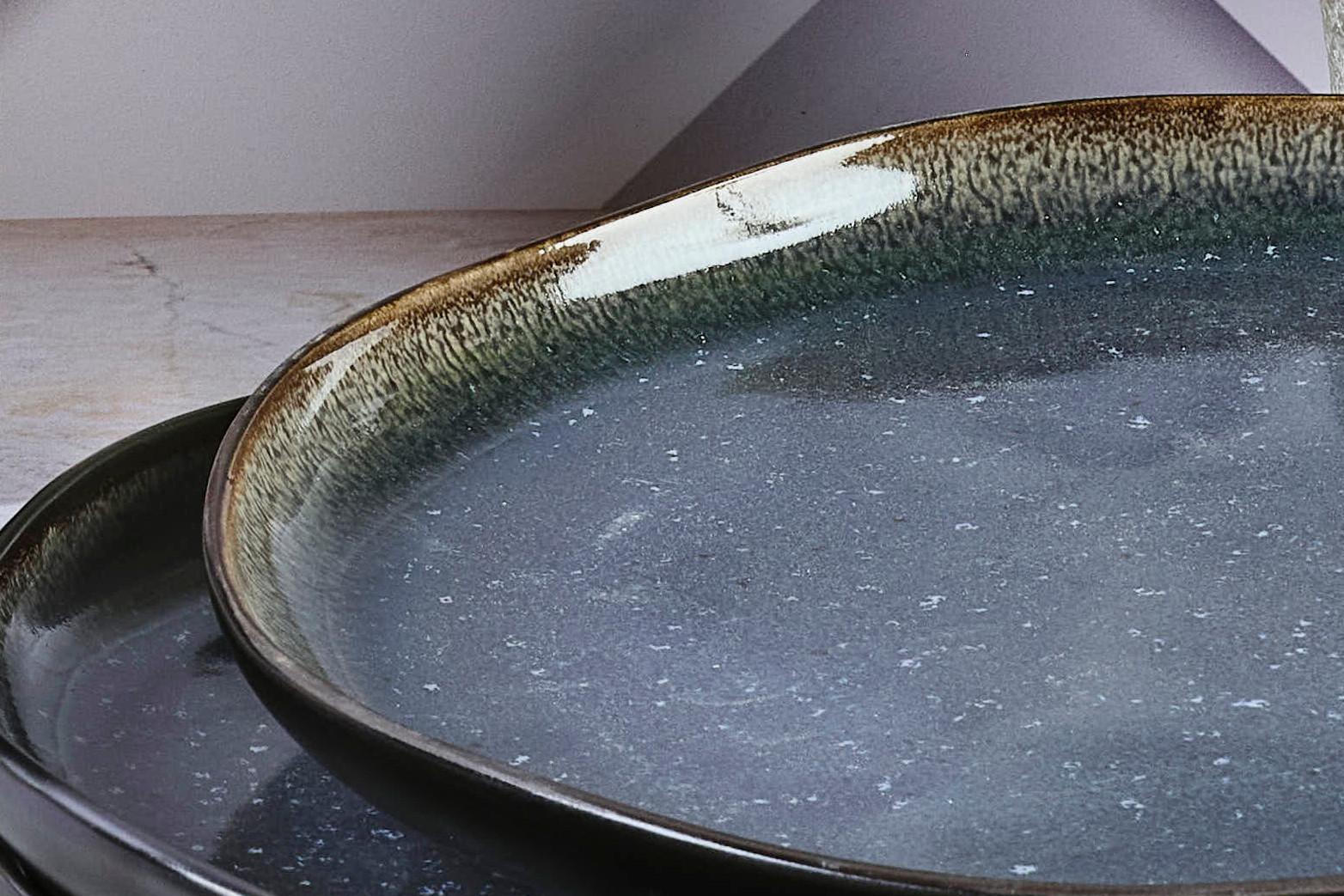 BJÖRN Set piatti IRIS - blu scuro  