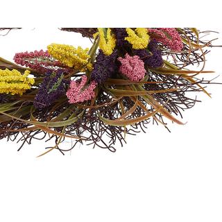 Beliani Couronne décorative en Matière synthétique Traditionnel CANDELARIA  