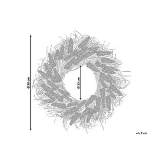 Beliani Couronne décorative en Matière synthétique Traditionnel CANDELARIA  