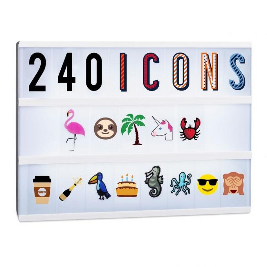 B2X  Lightbox-Erweiterungsset mit 240 Zeichen 