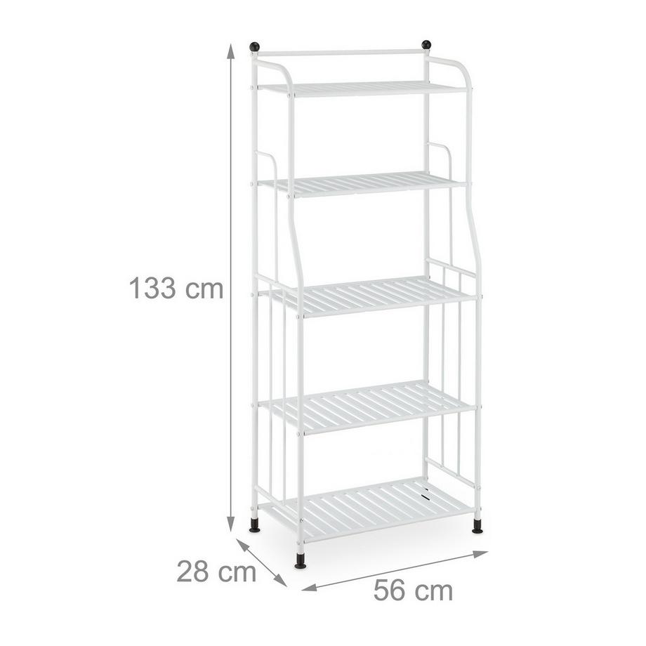 Northix Étagère sur pied avec 5 étagères  