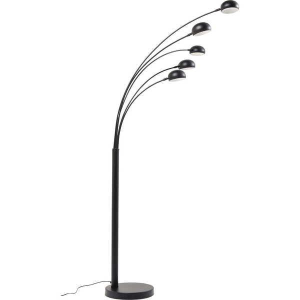 KARE Design Lampadaire Five Fingers noir mat  